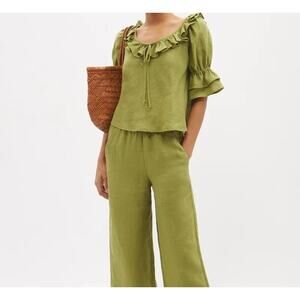 Casa Raki Linen Top Sz XS, $160 MSRP - fits S/M